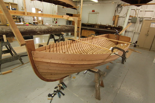 Port Hadlock WA - Northwest School of Wooden Boatbuilding - Traditional Small Craft - Grandy Skiff - framed Friday, May 17th, 2013