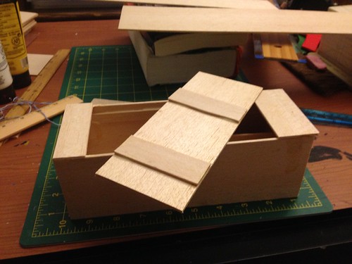 Balsa wood box