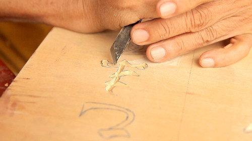 The Hip-Pop SIGNBOARD CARVER • Craftsman Shows How to Make • George Town • MALAYSIA-9