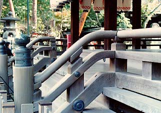 Fine Woodworking in a Temple Railing