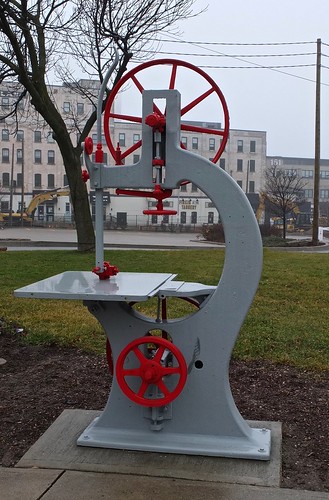 Jackson-Cochrane industrial bandsaw, Kitchener, Ontario.