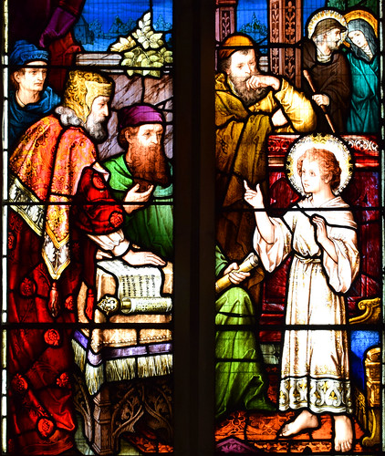 The Young Christ preaching in the Temple (Mayer & Co)