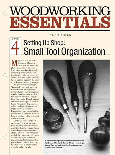 Small Tool Organization