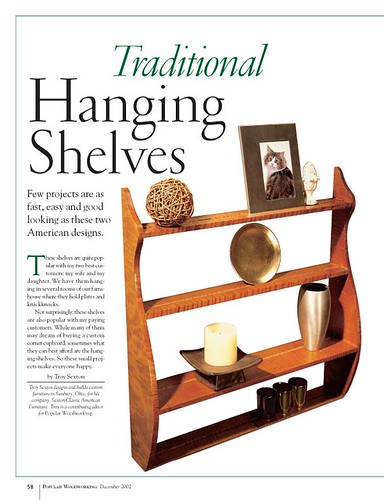 Traditional Hanging Shelves