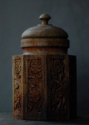 wooden jar