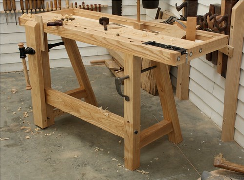 DIY Woodworkers Workbench Top