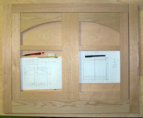 Built in bookcase for around the fire place with cabinet base