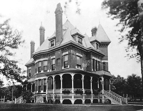 Pratt-Campbell Mansion in Wichita, KS - designed-built by William Henry Sternberg