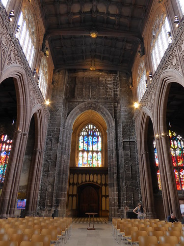 Nave looking West, Manchester Cathedral