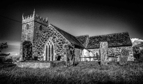 Classic Norman South Facade to Cury Church