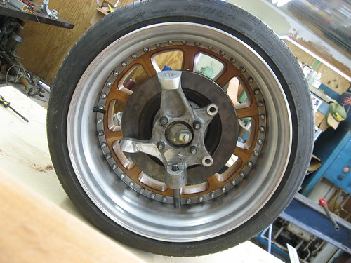 Wheel with Upright, Spindle, Rotor and Caliper