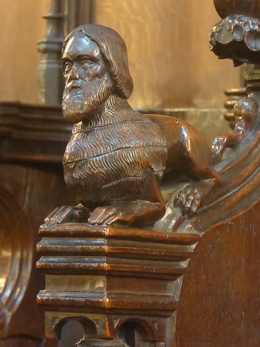 Manticore, Choir Stalls, Beverley Minster