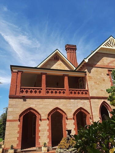 Adelaide. East Terrace. St Corantyn House. Built 1892 for  Charles Hornabrook a wealthy hotelier and businessman. Many Gothic features.