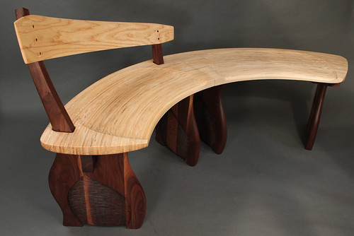 curved bench set 880