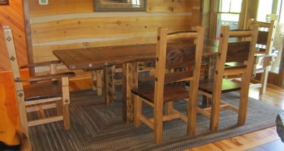 Farm Table Chairs and bench bfw