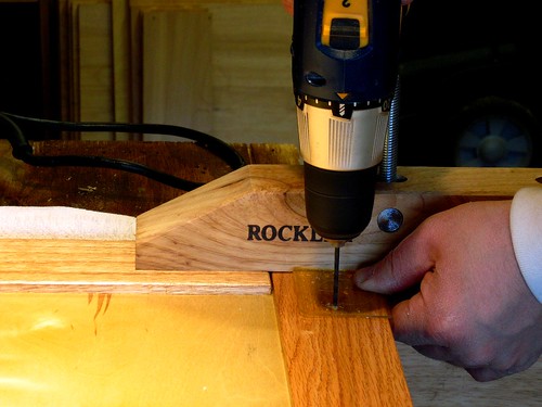 Drilling Pilot Holes for Hinges