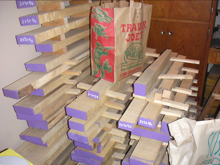 Stash of rough sawn maple