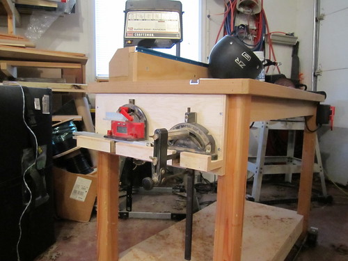 Router Table Miter Gauge Storage