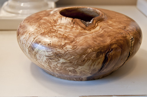 Olive Burl Vase